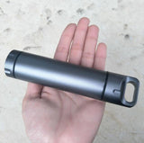 EDC Aluminum Waterproof Capsule Storage Container Tank Survival Kit First Aid Cartridge Outdoor Survival Kit