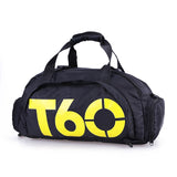 Brand New Men Sport Gym Bag Women Fitness Waterproof Outdoor Separate Space For Shoes pouch rucksack Hide Backpack sac de T60