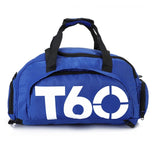 Brand New Men Sport Gym Bag Women Fitness Waterproof Outdoor Separate Space For Shoes pouch rucksack Hide Backpack sac de T60