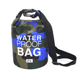 Outdoor Camouflage Portable Rafting Diving Dry Bag Sack PVC Waterproof Folding Swimming Storage Bag for River Trekking 2/5/10L