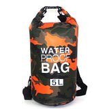Outdoor Camouflage Portable Rafting Diving Dry Bag Sack PVC Waterproof Folding Swimming Storage Bag for River Trekking 2/5/10L