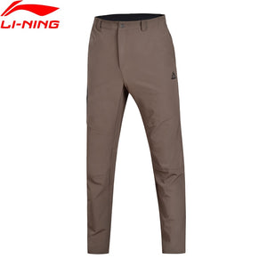 Li-Ning Men Outdoor Sports Pants Quick Dry Regular Fit 88% Polyester 12% Spandex LiNing Sport Pants Trousers AEKN001 MKY360