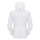 Quick-dry Unisex Windproof Hiking Jacket Light-weight Waterproof Nylon Sports Sun-protective Top Suit With Hat