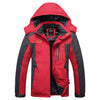 Mountainskin Men's Winter Fleece Thermal Jackets Outdoor Sports Windbreaker Hiking Trekking Camping Plus Size 9XL Coat VA296