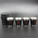 4pcs/lot 70ml Outdoor Camping Cups Set