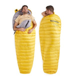Camping sleeping bag for autumn winter