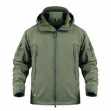 Tactical Outdoor Soft Shell Fishing Hiking Jacket Men Army Sportswear Thermal Hunt Hiking Sport Hoodie Jackets Winter Coat HW487