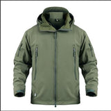 Tactical Outdoor Soft Shell Fishing Hiking Jacket Men Army Sportswear Thermal Hunt Hiking Sport Hoodie Jackets Winter Coat HW487