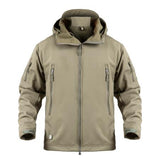 Tactical Outdoor Soft Shell Fishing Hiking Jacket Men Army Sportswear Thermal Hunt Hiking Sport Hoodie Jackets Winter Coat HW487