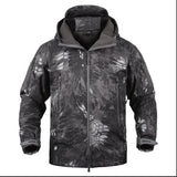 Tactical Outdoor Soft Shell Fishing Hiking Jacket Men Army Sportswear Thermal Hunt Hiking Sport Hoodie Jackets Winter Coat HW487