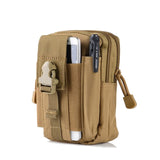 Men Tactical Molle Pouch Belt Waist Pack Bag Small Pocket Military Waist Pack Running Pouch Travel Camping Bags Soft back