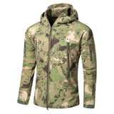 Dropshipping Outdoor Tactical Military Softshell Fleece Jacket Men's Waterproof Hunting and Hiking Jacket Warm Hooded Army Coat