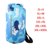 2/10/15/20L Camouflage Waterproof Bag Dry Bag Outdoor Swimming Storage Bag Man Rafting Sack Kayaking Drifting River Trekking Bag