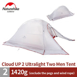 2 Man Travel Winter Camping Tent with Mat