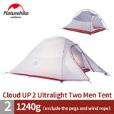 2 Man Travel Winter Camping Tent with Mat