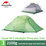 2 Man Travel Winter Camping Tent with Mat
