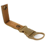 Protable Outdoor Military Nylon Webbing Buckle Hook Water Bottle Holder Clip EDC Climb Carabiner Belt Backpack Hanger Camp