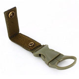 Protable Outdoor Military Nylon Webbing Buckle Hook Water Bottle Holder Clip EDC Climb Carabiner Belt Backpack Hanger Camp